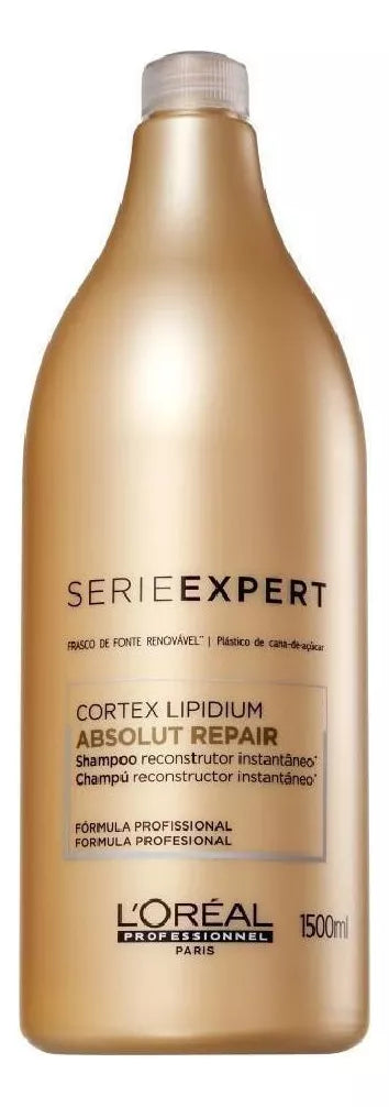 L'Oréal Professionnel Paris - Serie Expert Absolut Repair Cortex Lipidium- Shampoo Reconstrutor Instantâneo 1500ml