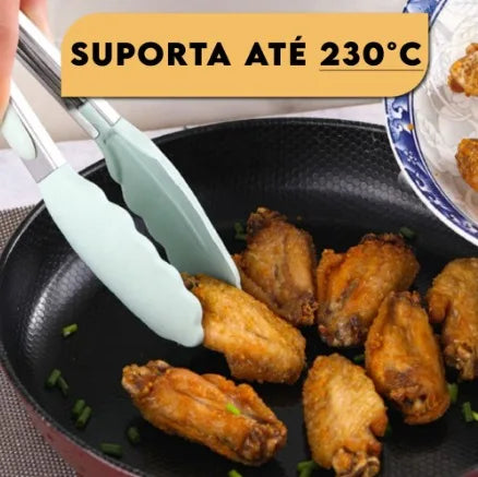 Kit 12 Peças Utensílios de Cozinha Silicone Livre de BPA Antiaderente com Suporte